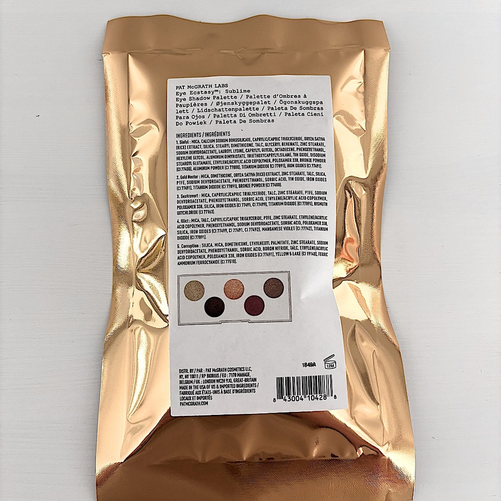 PAT MCGRATH LABS Eye Ecstasy: Sublime Eye Shadow Palette NWT - Picture 6 of 8